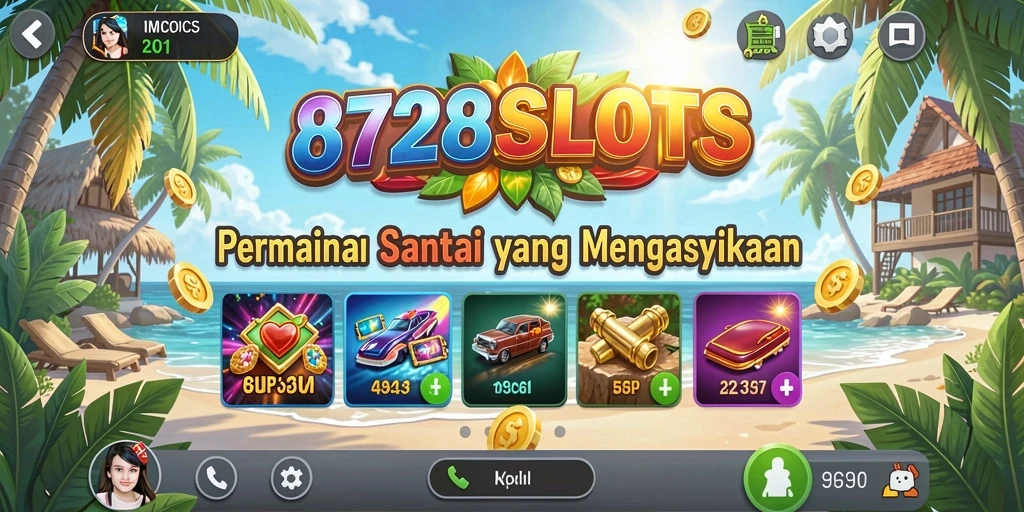 Tampilan menarik dari gameplay <strong>8728SLOTS</strong> yang penuh warna dan dinamis.