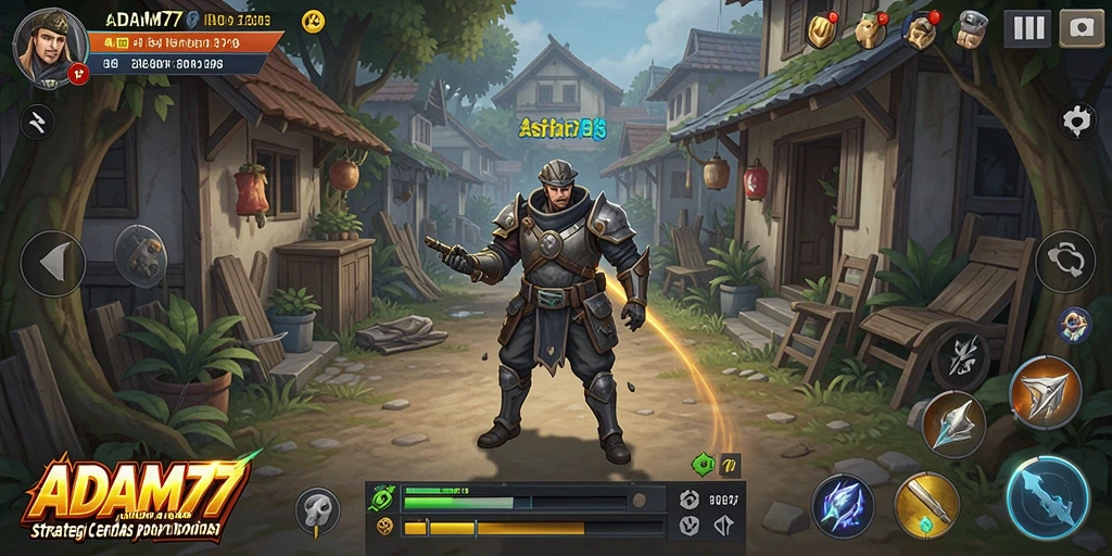 Gameplay seru dan mendebarkan di ADAM77 yang menguji strategi.