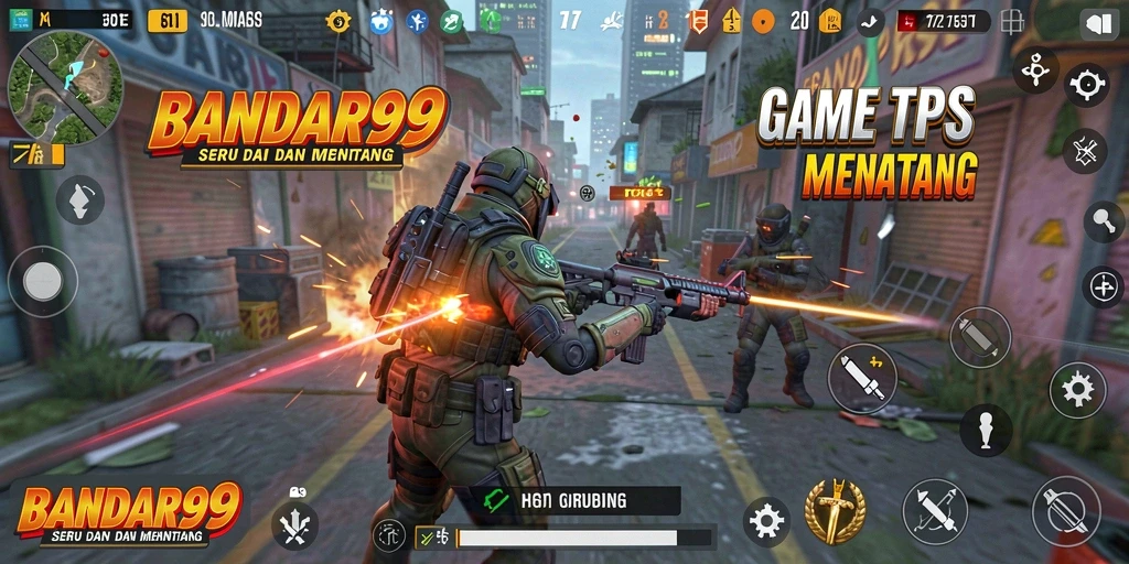Screenshot BANDAR99 menampilkan aksi pertempuran yang intens dan mendebarkan.