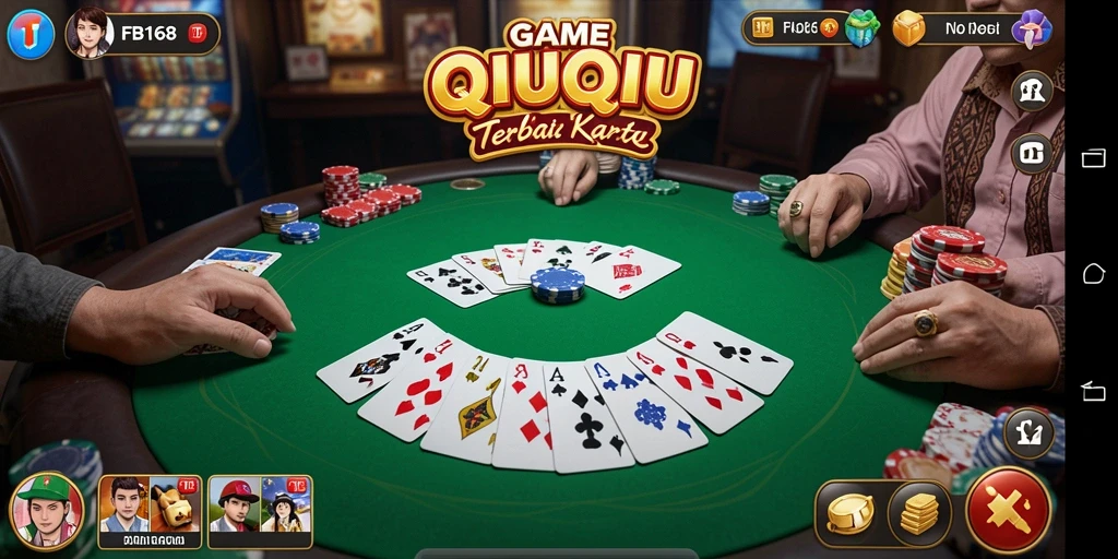 Screenshot gameplay QiuQiu FB168 yang menarik dan kompetitif.