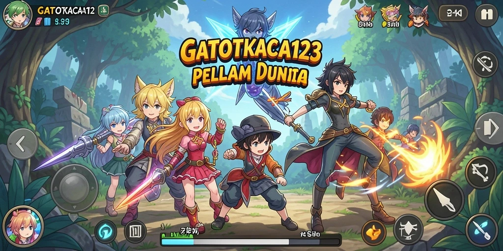 Tampilan mendebarkan dari gameplay GATOTKACA123 yang penuh aksi.
