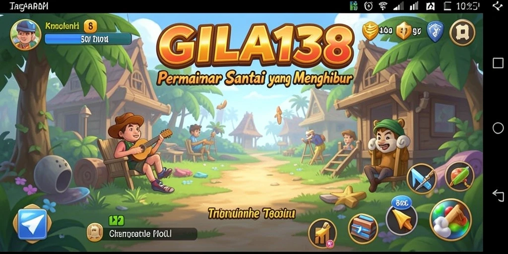 Screenshot gameplay GILA138 menunjukkan momen seru saat bermain game Casual.
