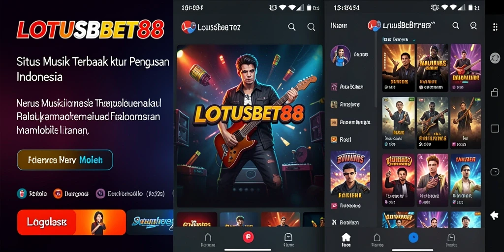 Screenshot LOTUSBET88 menunjukkan antarmuka pengguna yang menarik.