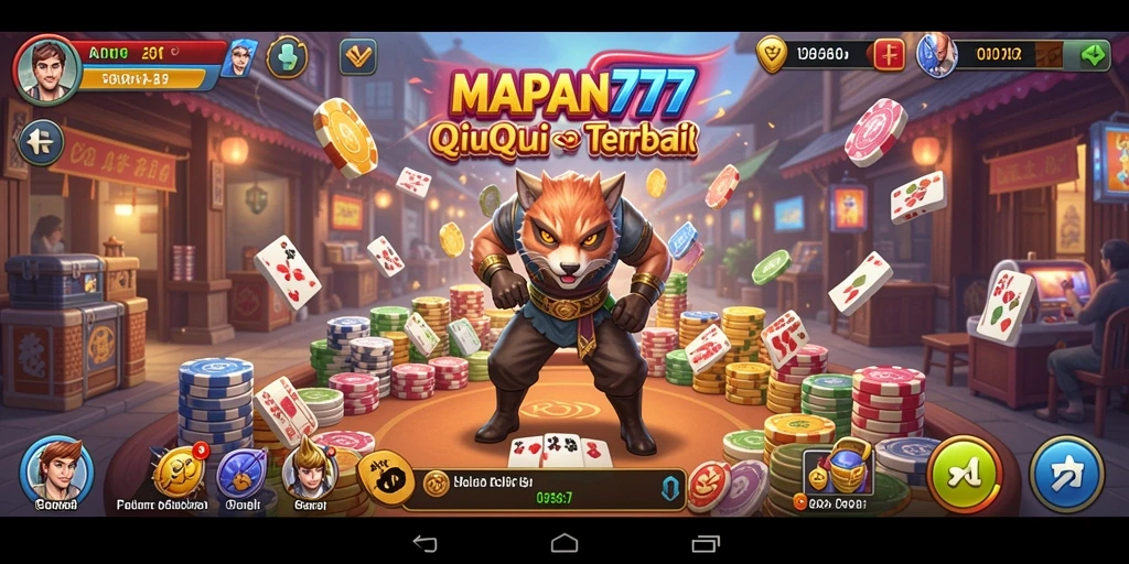 Tangkapan layar gameplay seru QiuQiu dalam MAPAN777.
