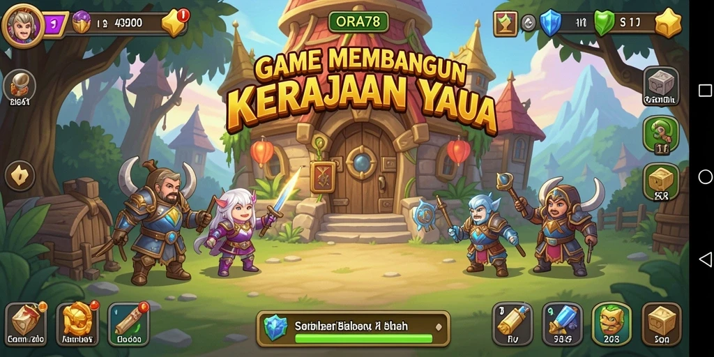 Tampilan gameplay <strong>ORA78</strong> yang seru dan adiktif.