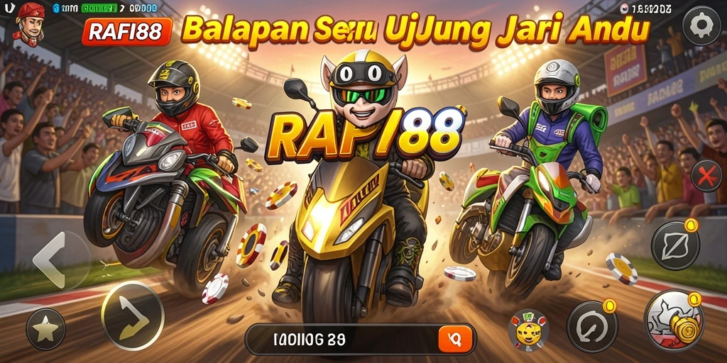 Tampilan mendebarkan dari balapan cepat di RAFI88.