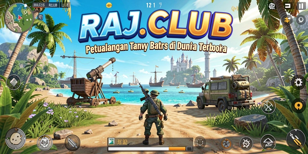 Tampilan gameplay Open World yang memukau di RAJACLUB.