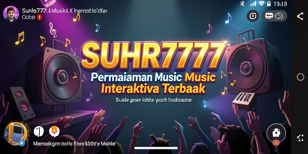 Tampilan gameplay menarik dari Suhu777 yang menampilkan interaksi musik.