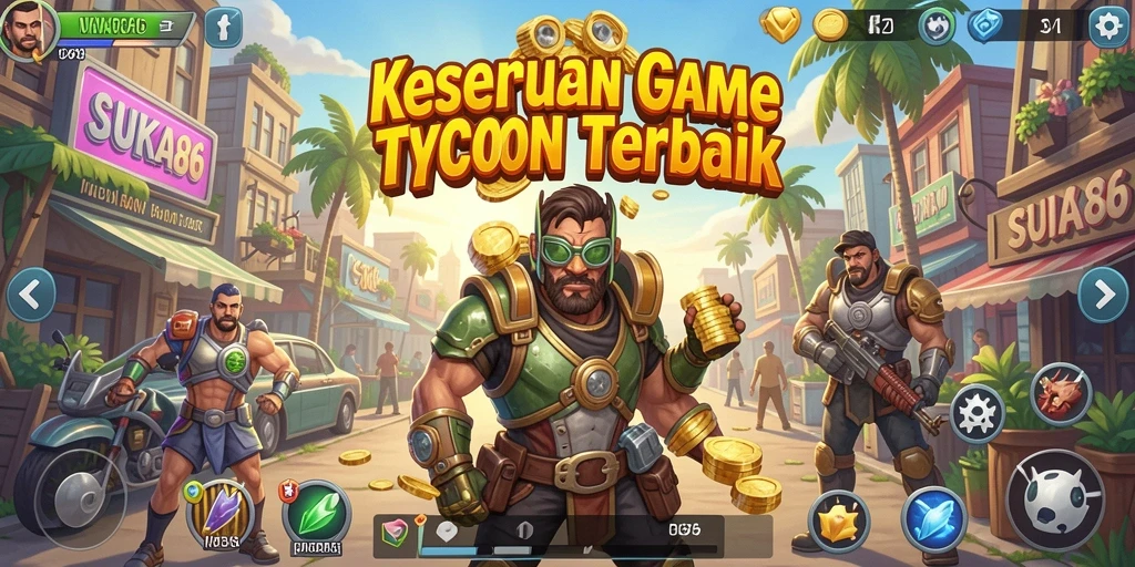 Tampilan menarik dari gameplay SUKA86 yang seru dan menantang.