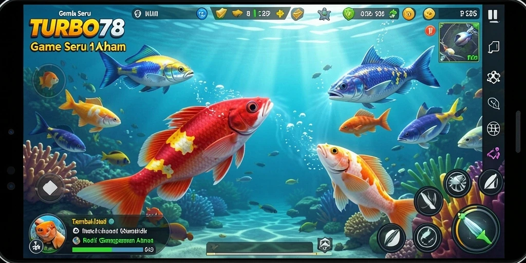 Pengalaman menembak ikan yang seru dan menghibur.
