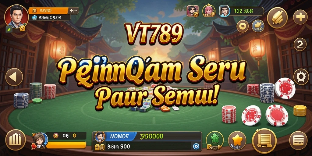Tampilan permainan QiuQiu yang seru dan interaktif di VT789.